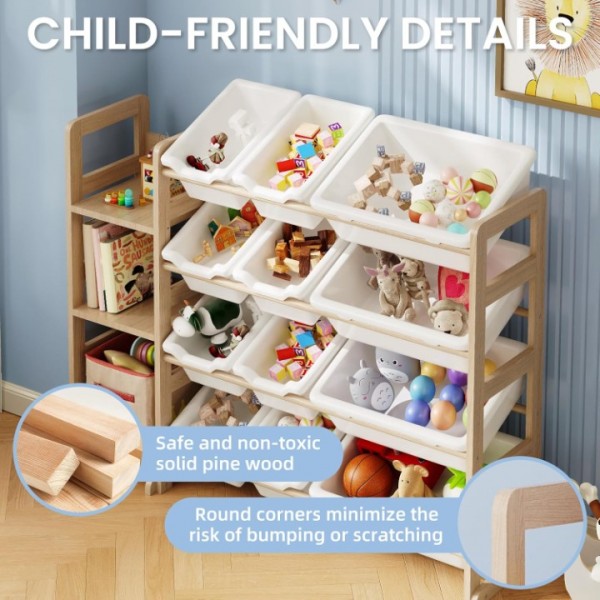 Toy Organizers Storage Bookshelf 3